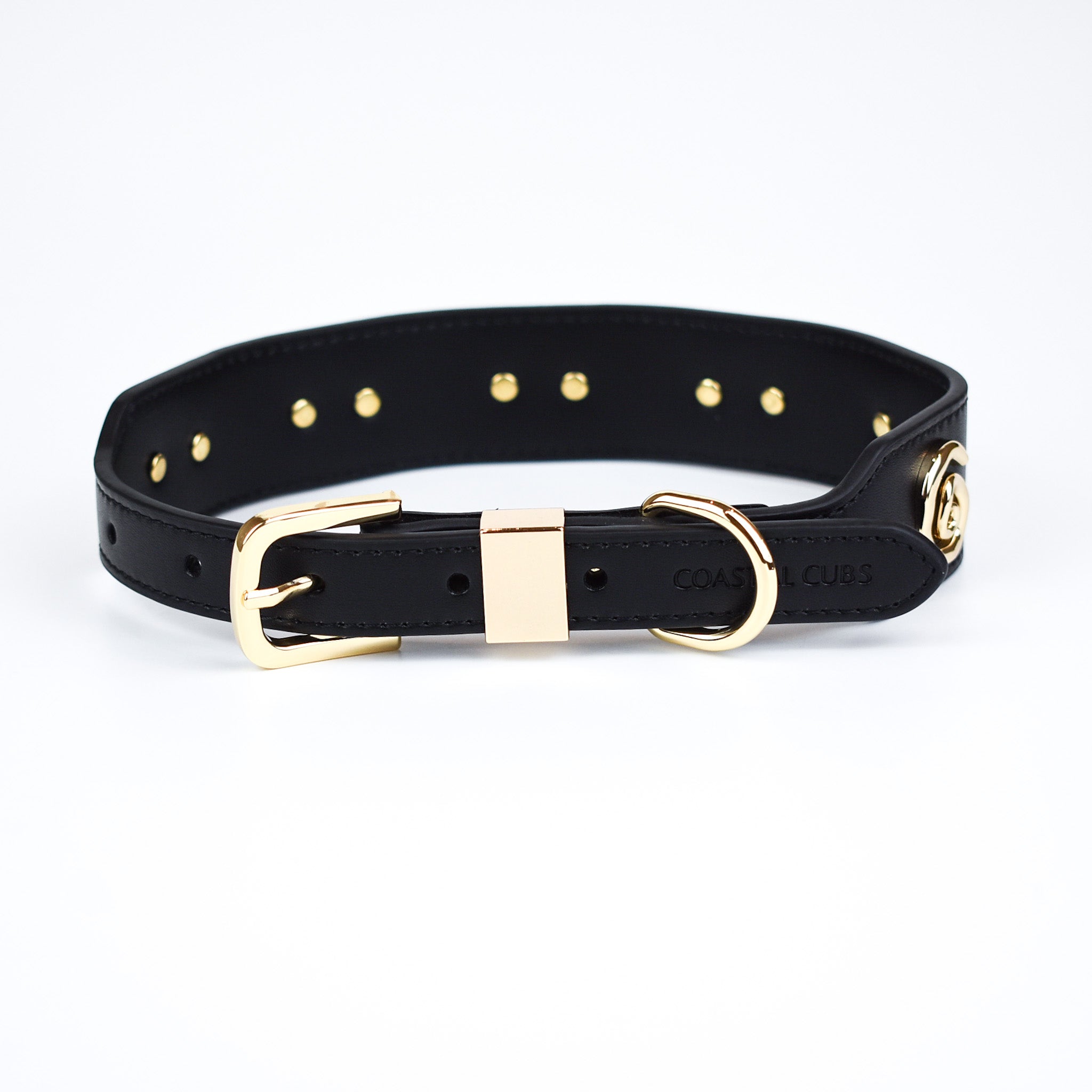 Swirl Collar in Black & Gold