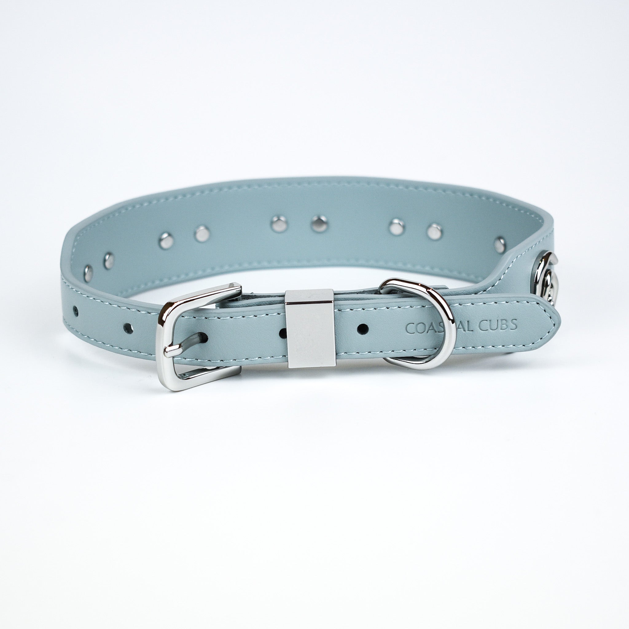 Swirl Collar in Blue & Silver