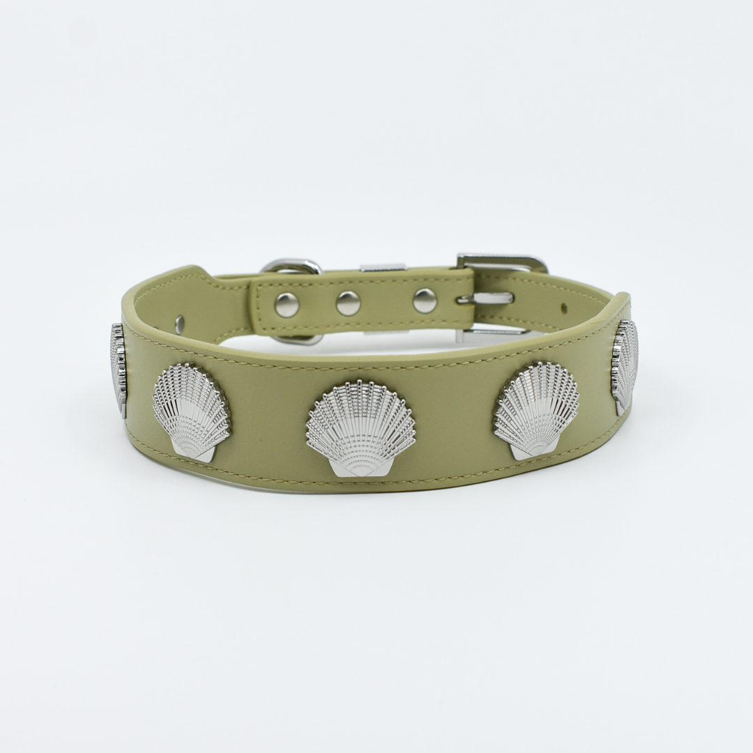 Coastal Collar in Sage & Silver