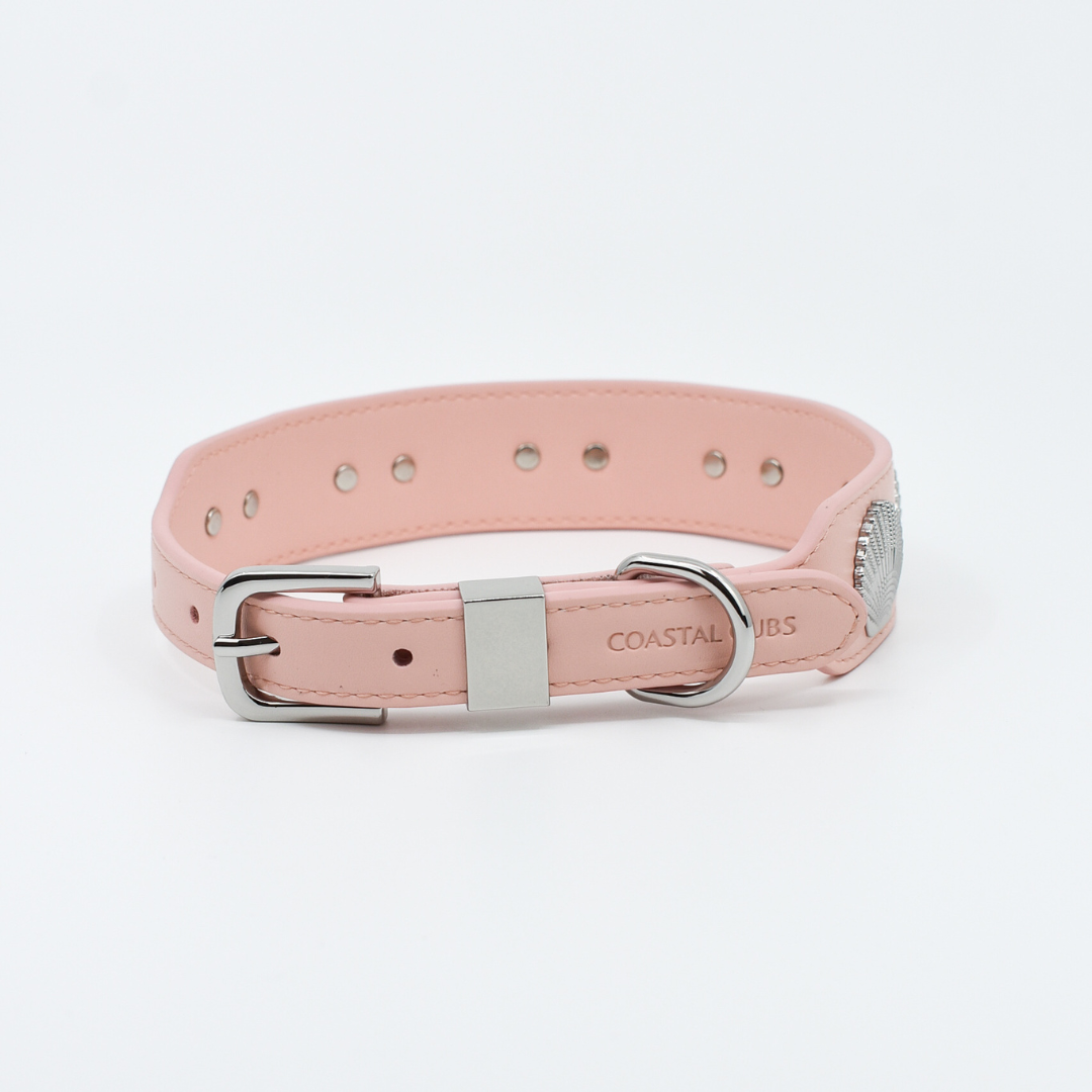 Coastal Collar in Pink & Silver