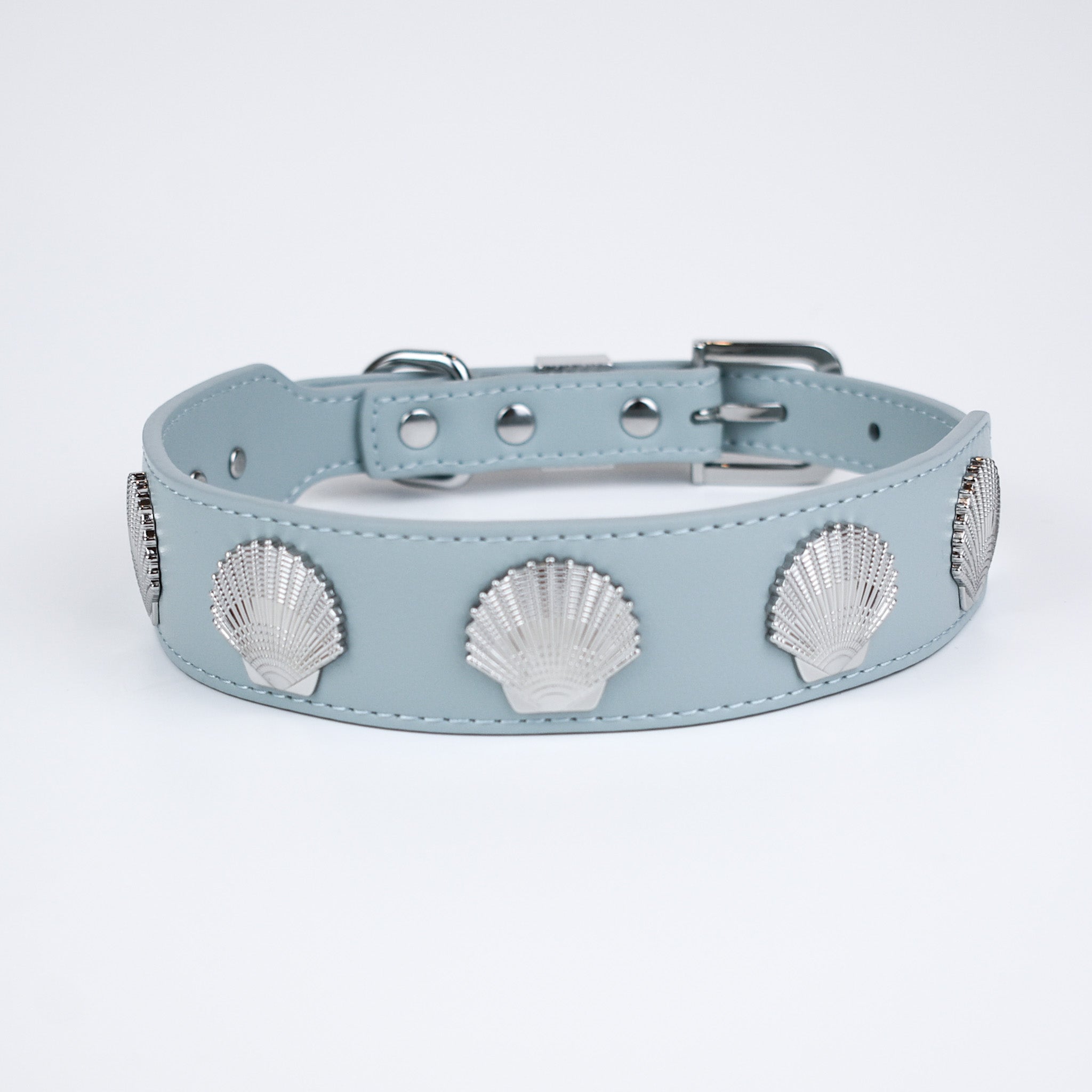 Coastal Collar in Blue & Silver