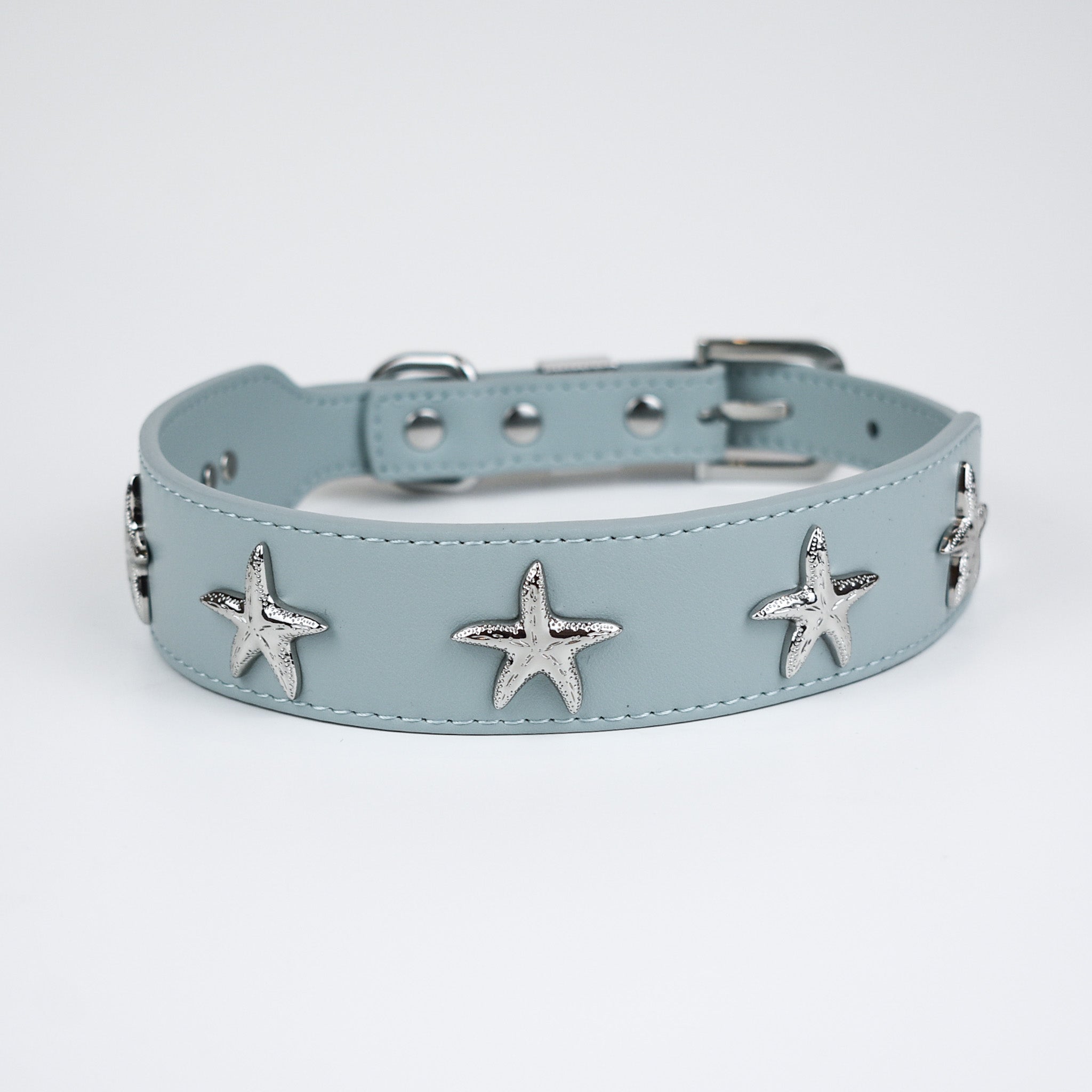 Starfish Collar in Blue & Silver