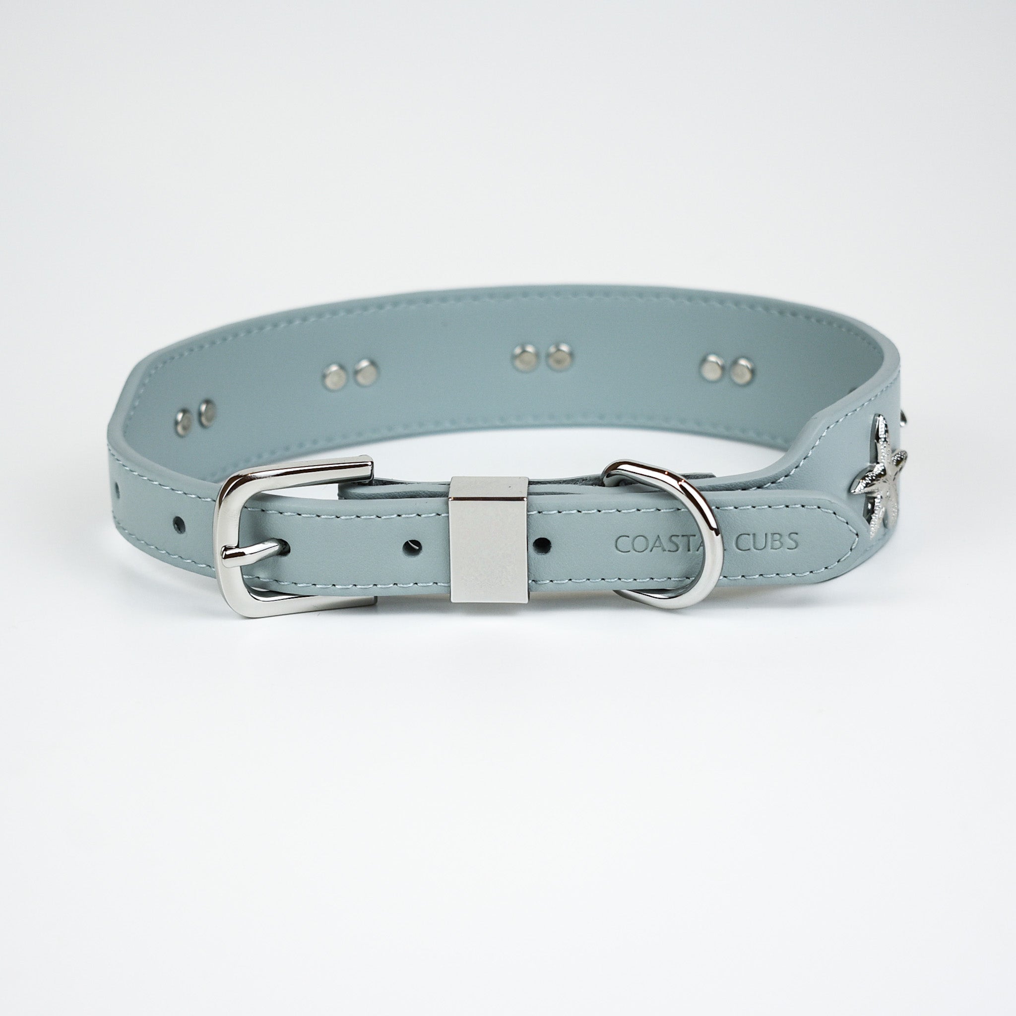 Starfish Collar in Blue & Silver